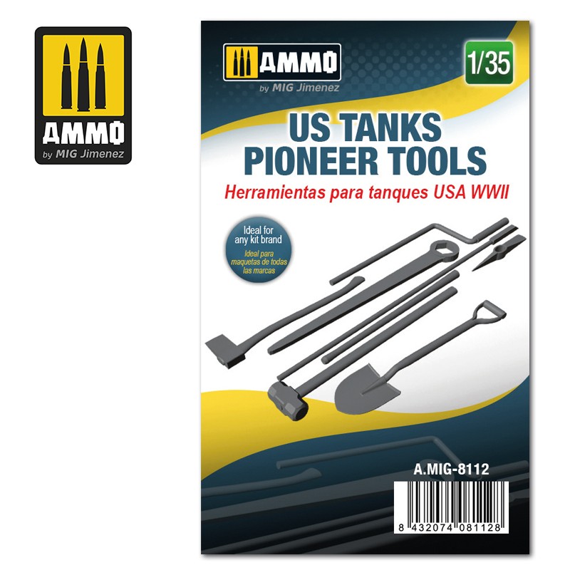 Ammo Mig Jimenez US Tanks Pioneer Tools