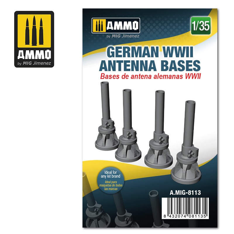 Ammo Mig Jimenez German WWII Antenna Bases