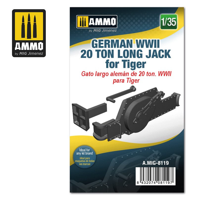 Ammo Mig Jimenez German WWII 20 ton Long Jack for Tiger