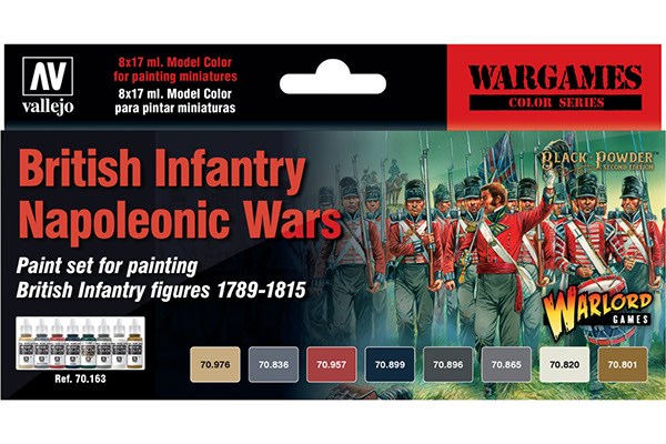 Vallejo Model Color Set - British Infantry Napoleon Wars (x8)
