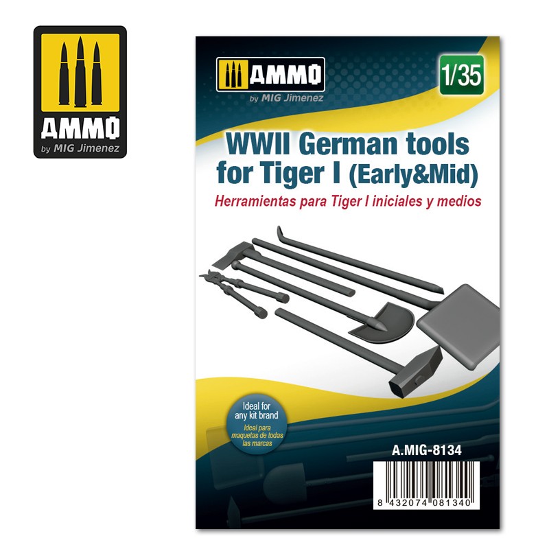 Ammo Mig Jimenez WWII German Tools for Tiger I (Early & Mid)