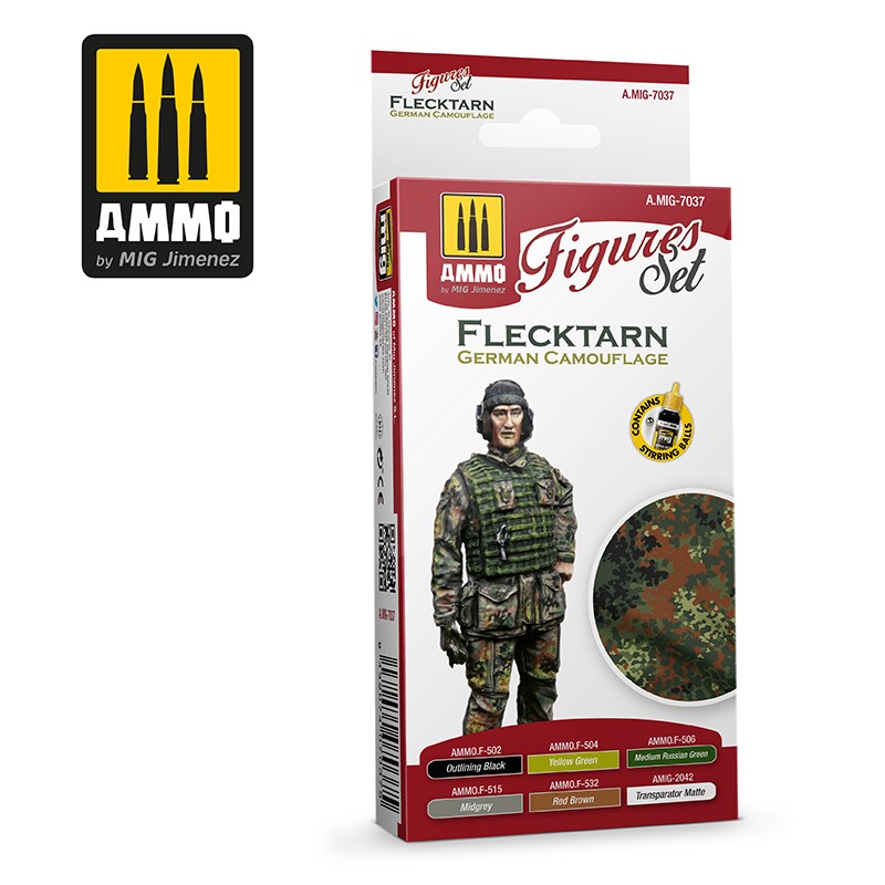 Ammo Mig Jimenez Flecktarn German Camouflage Set