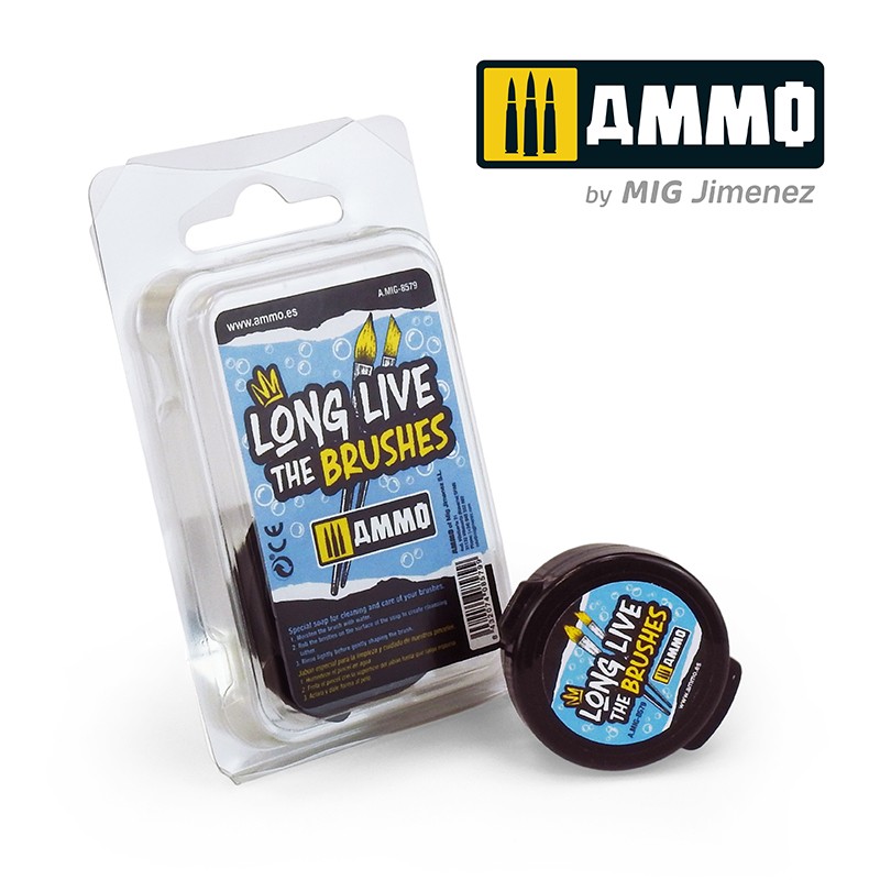 Ammo Mig Jimenez Long Live the Brushes - Special soap for cleaning and care of your brushes