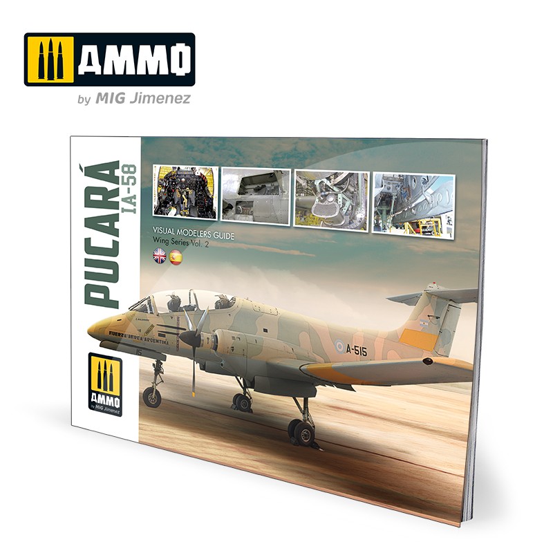 Ammo Mig Jimenez IA-58 Pucar Visual Modelers Guide (Multilingual)