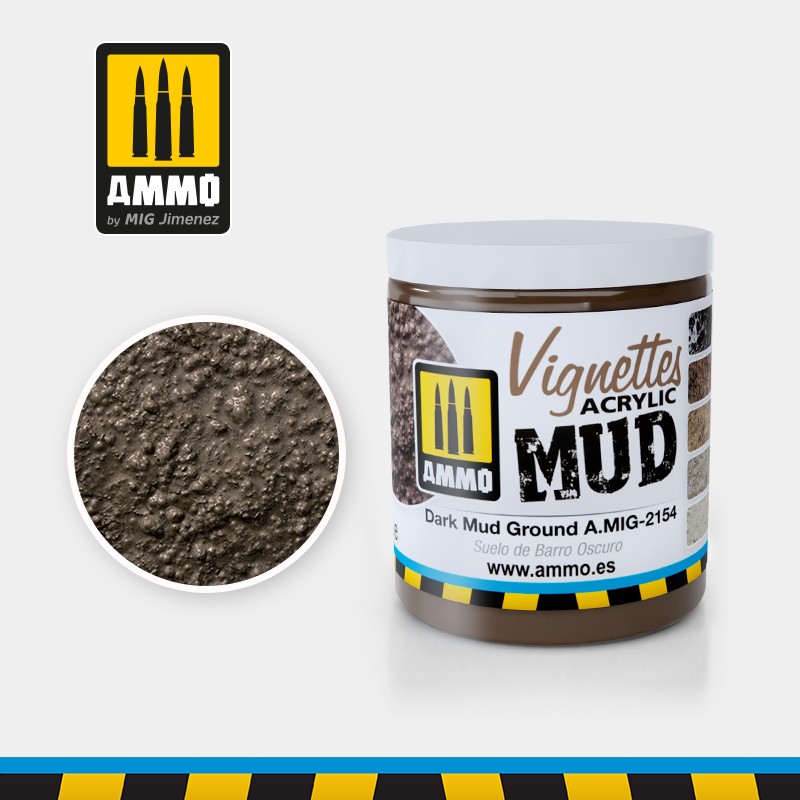 Ammo Mig Jimenez Dark Mud Ground, 100ml