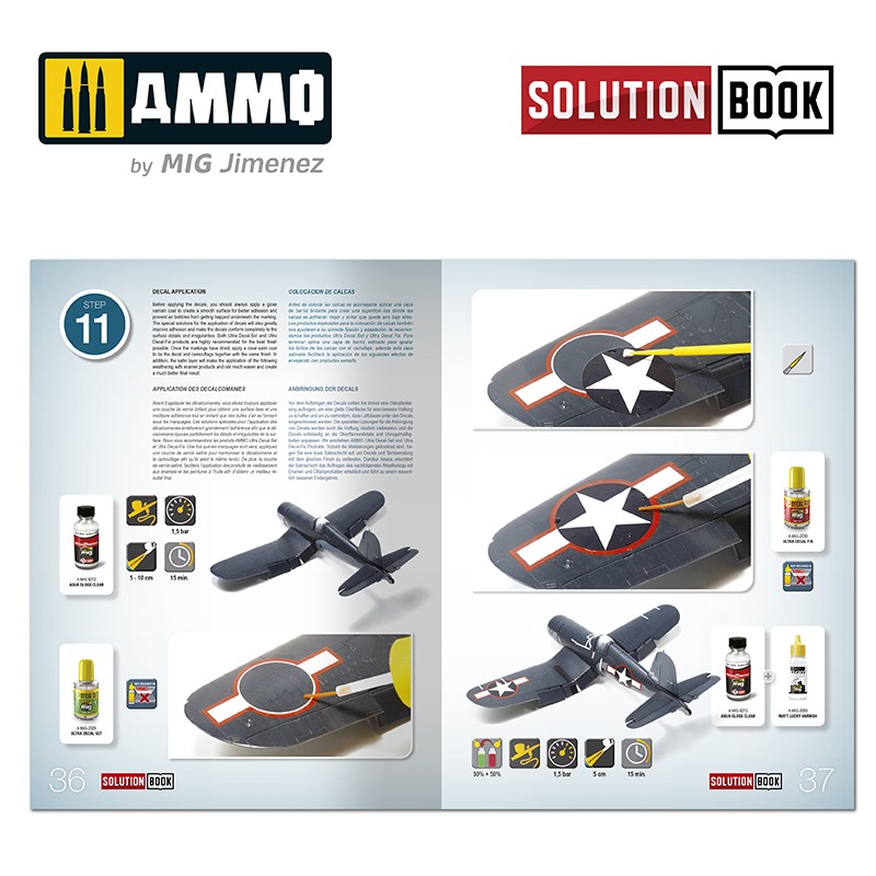 Ammo Mig Jimenez How to Paint WWII US Navy Late Aircraft, Solution Book