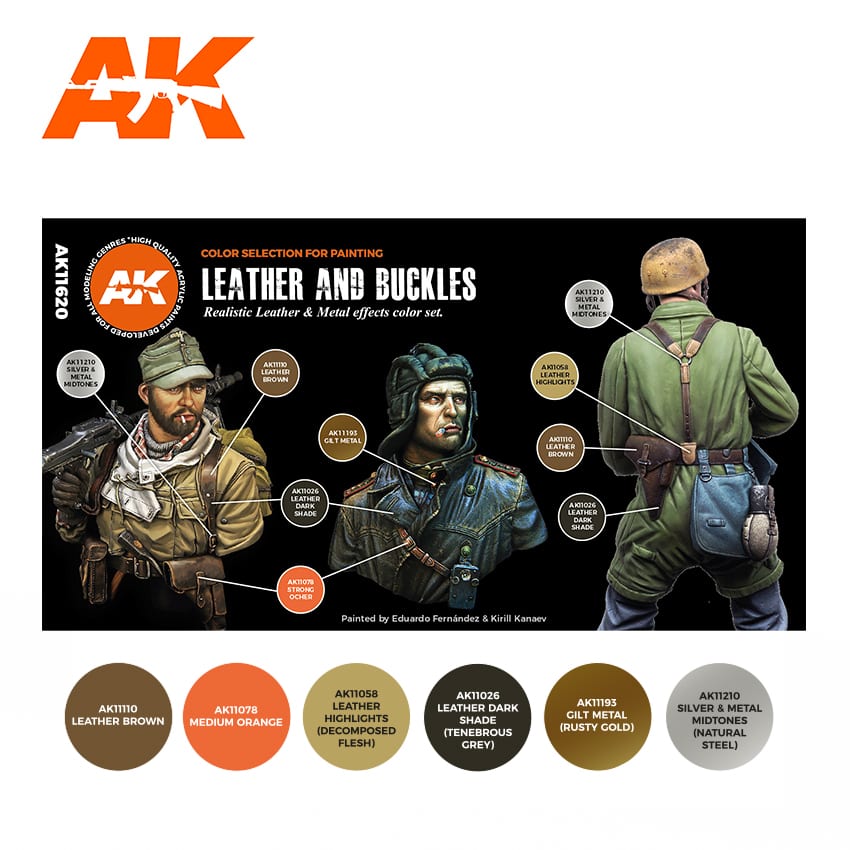 AK Interactive Leather and Buckles