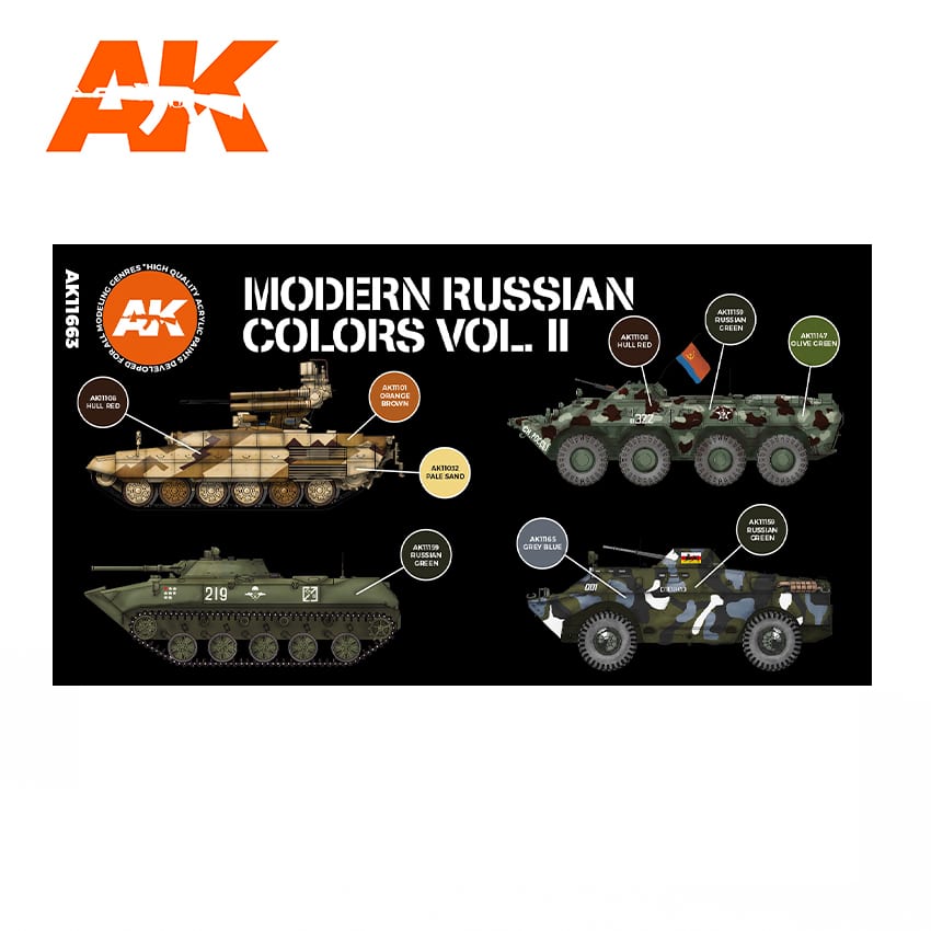AK Interactive Modern Russian Colors vol.2