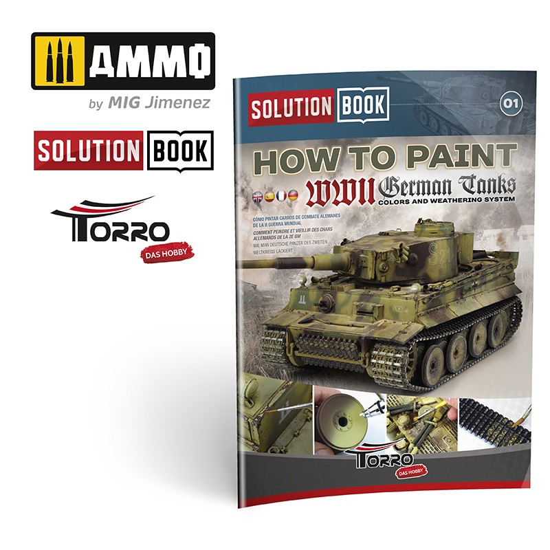 Ammo Mig Jimenez How to paint WWII German Tanks - Solution Book
