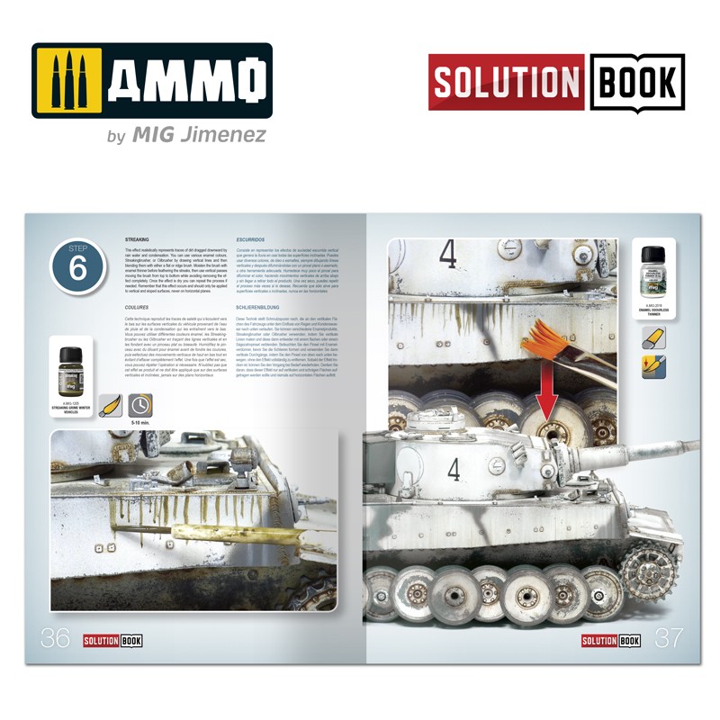 Ammo Mig Jimenez How to paint WWII German Winter Vehicles - Solution Book
