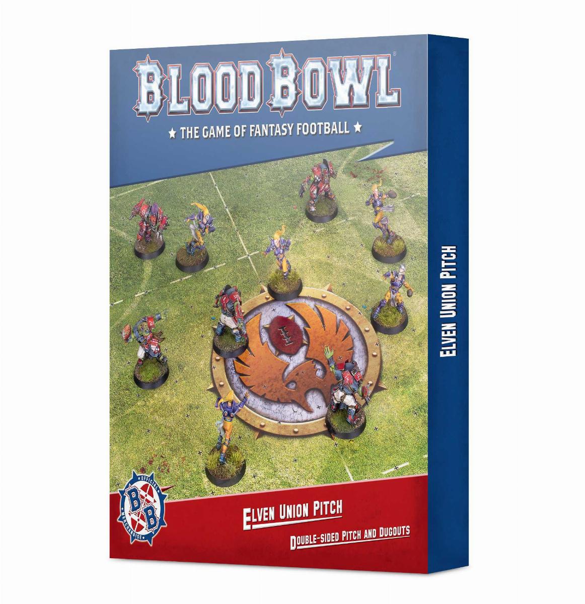 Games Workshop Blood Bowl: Elven Union Pitch & Dugouts