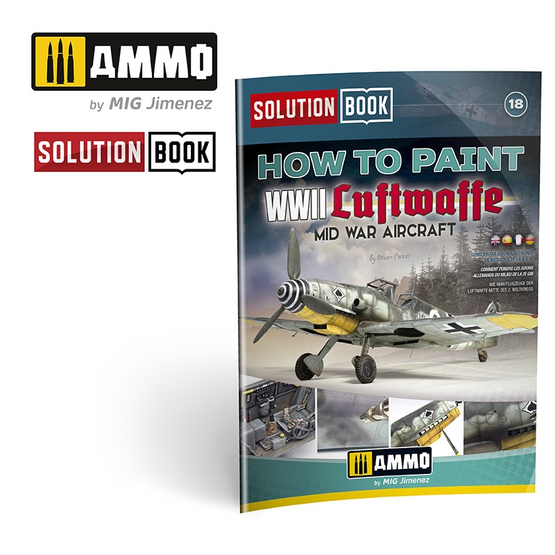 Ammo Mig Jimenez Solution Book #18 - How to Paint WWII Luftwaffe Mid War Aircraft