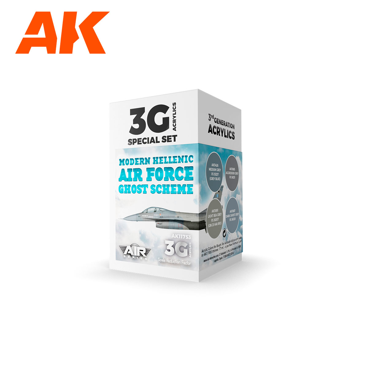 AK Interactive Modern Hellenic Air Force Ghost Scheme SET 3G