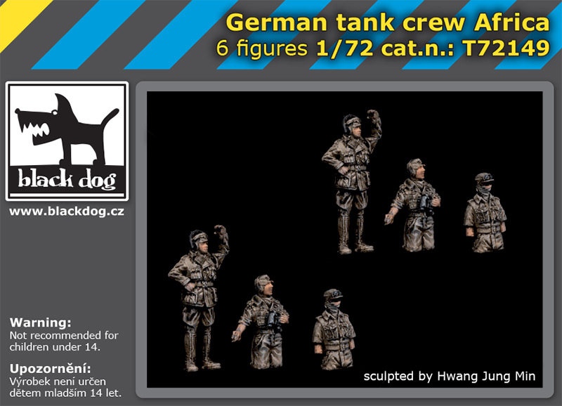 Black Dog German Tank Crew Africa (6 fig.)