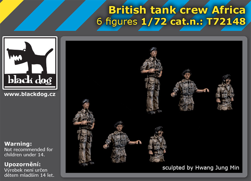 Black Dog British Tank Crew Africa (6 fig.)