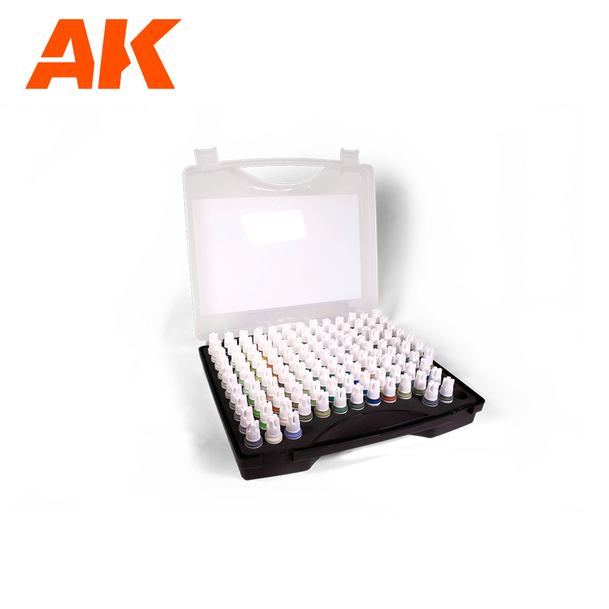 AK Interactive 3G PLASTIC BRIEFCASE 120 AFV COLORS