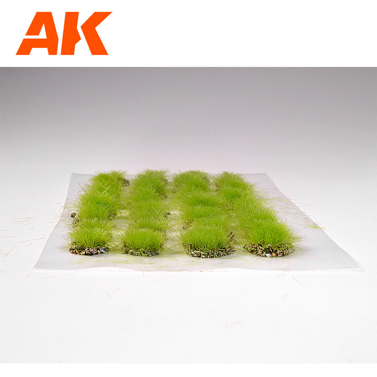 AK Interactive GRASS WITH STONES SPRING TUFFS 6MM