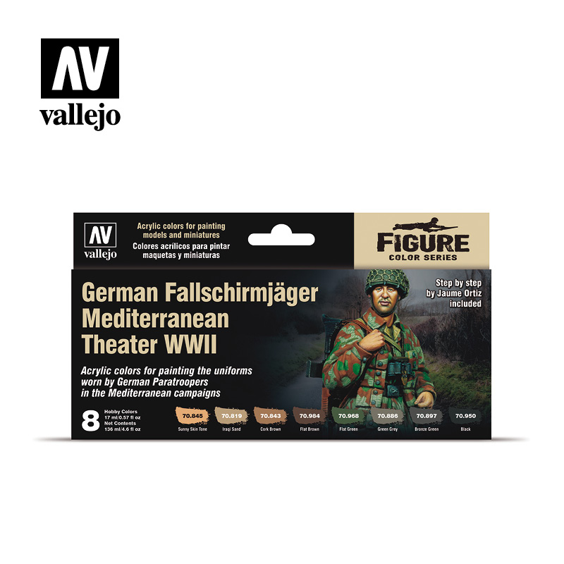 Vallejo German Fallschirmjäger Mediterranean Theater WWII