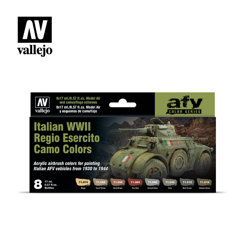 Vallejo Italian WWII Regio Esercito Camo Colors 1930-1944