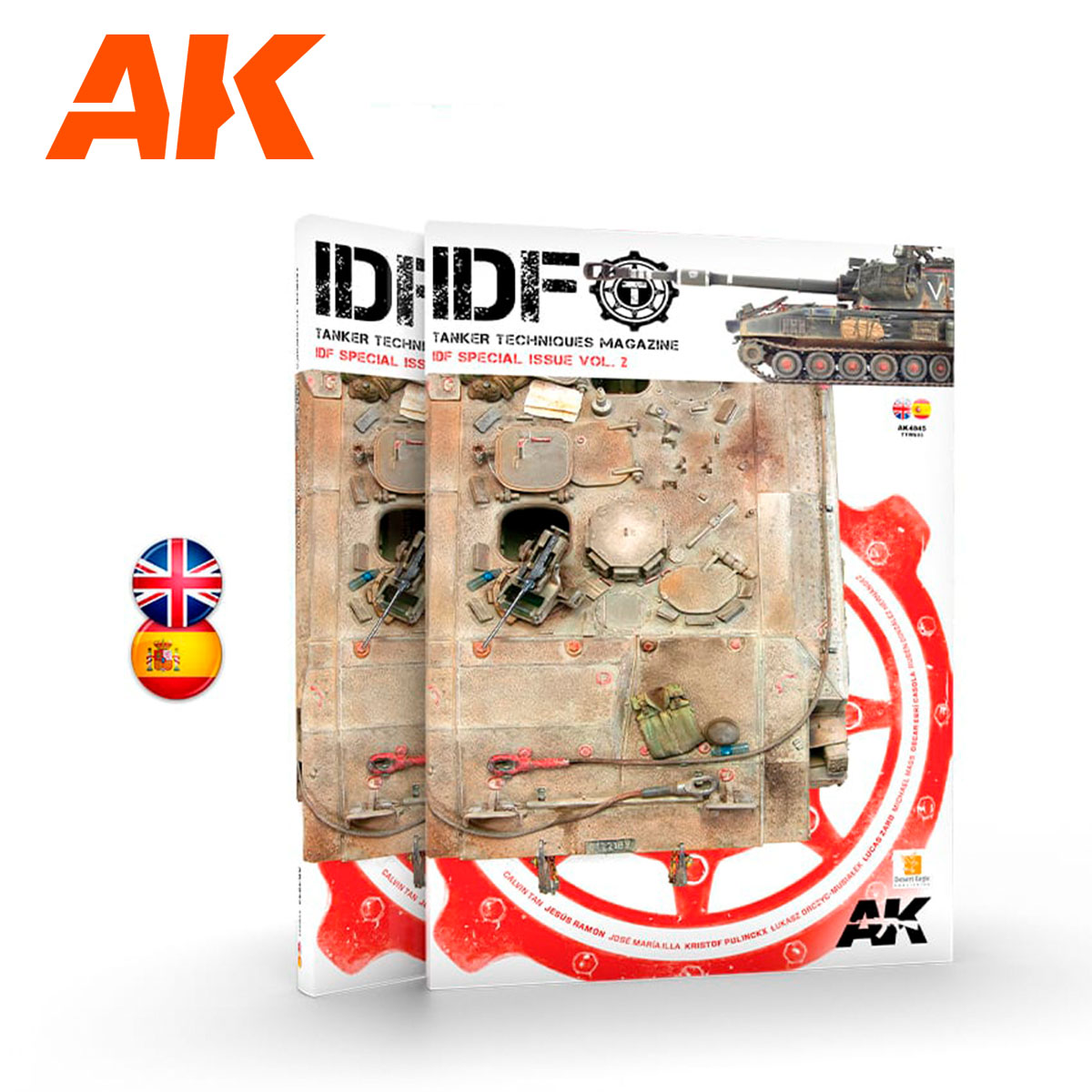 AK Interactive TANKER Special IDF 02 - Bilingal