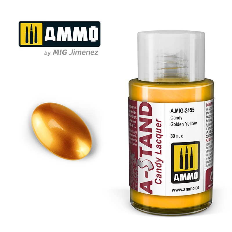 Ammo Mig Jimenez A-STAND Candy Golden Yellow