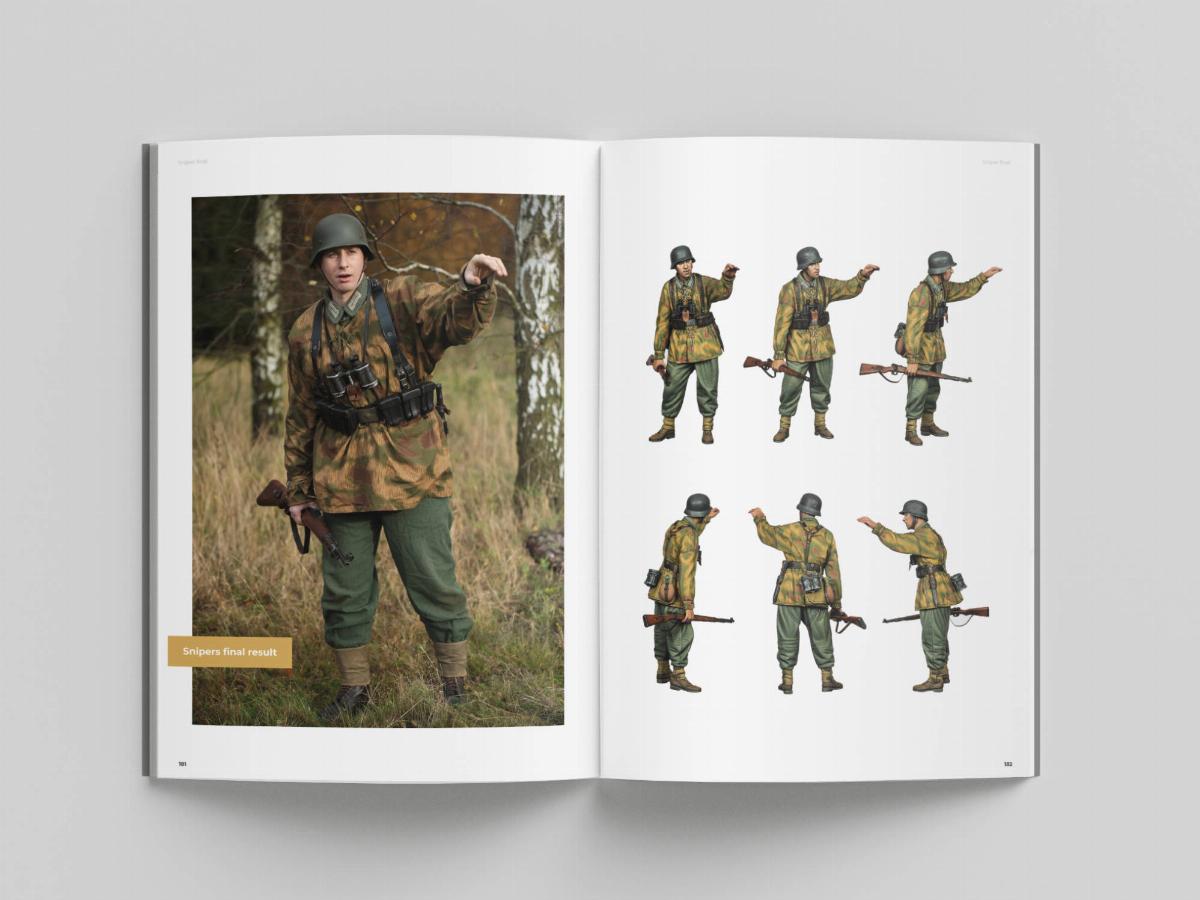  SCALE MODELING WWII GERMAN CAMOUFLAGE UNIFORMS STEP BY STEP GUIDE