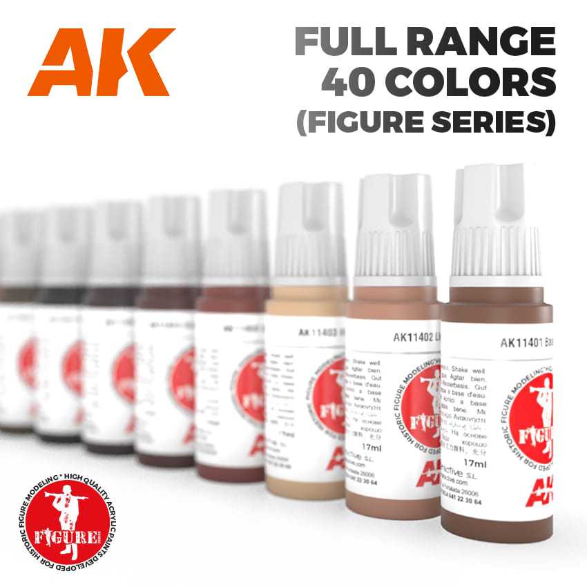 AK Interactive 3rd Gen Acrylics: Figure Series Range