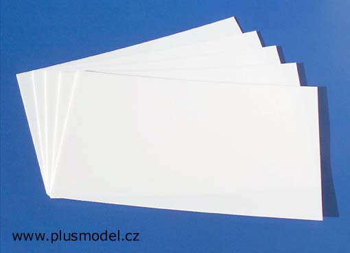 Plus Model Styren sheet-thickness 0.2 mm (2 plates)