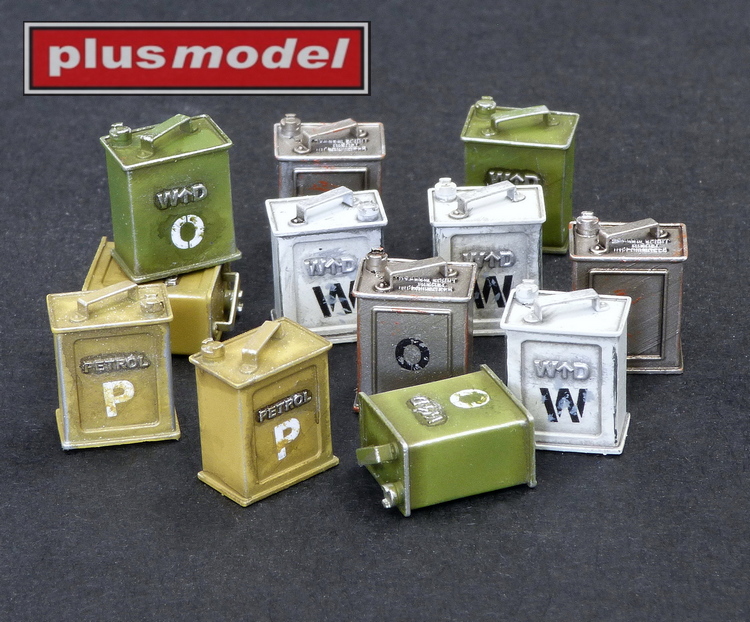 Plus Model British POW embossed cans - 3D print