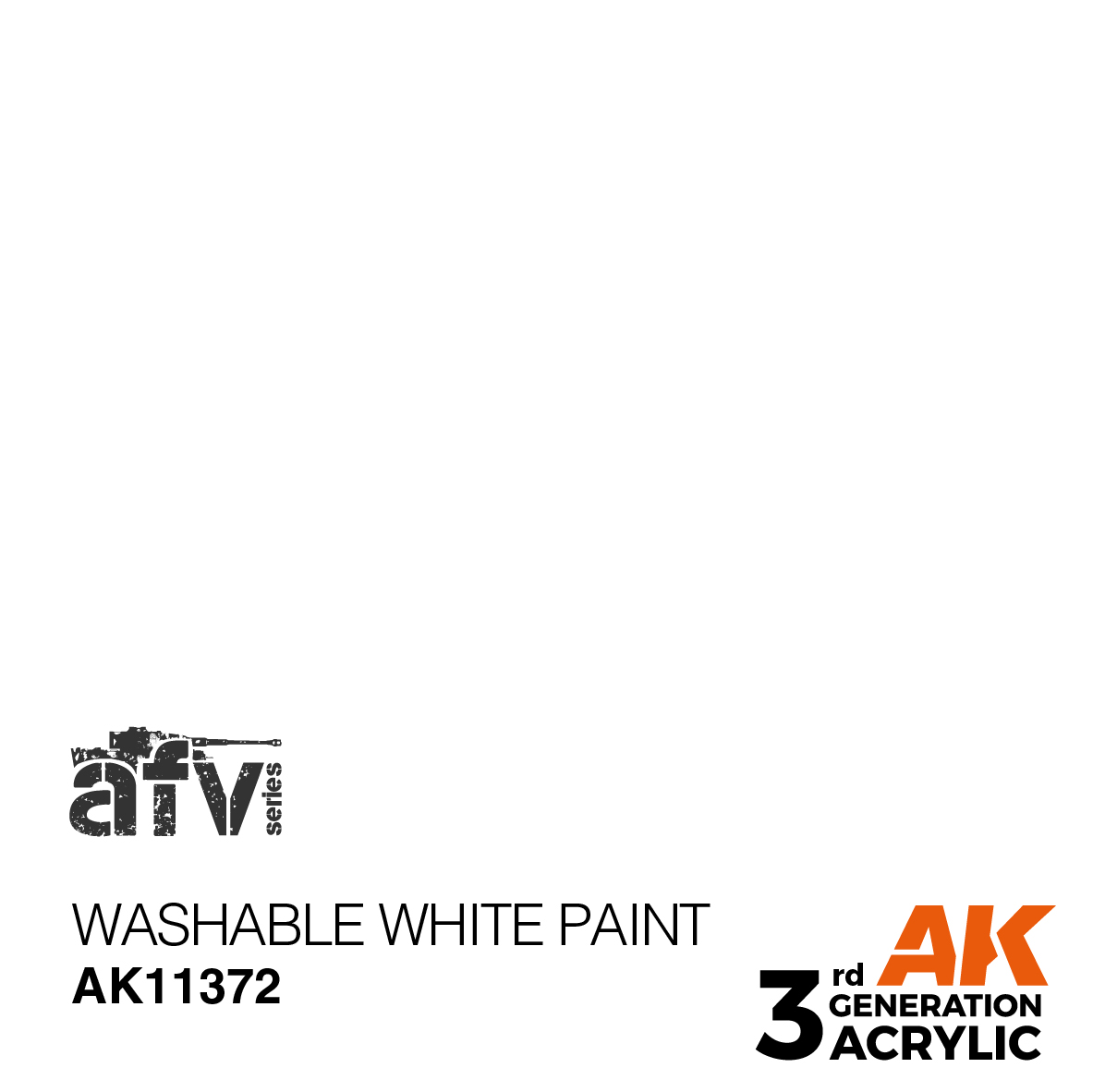AK Interactive Washable White Paint 17 ml