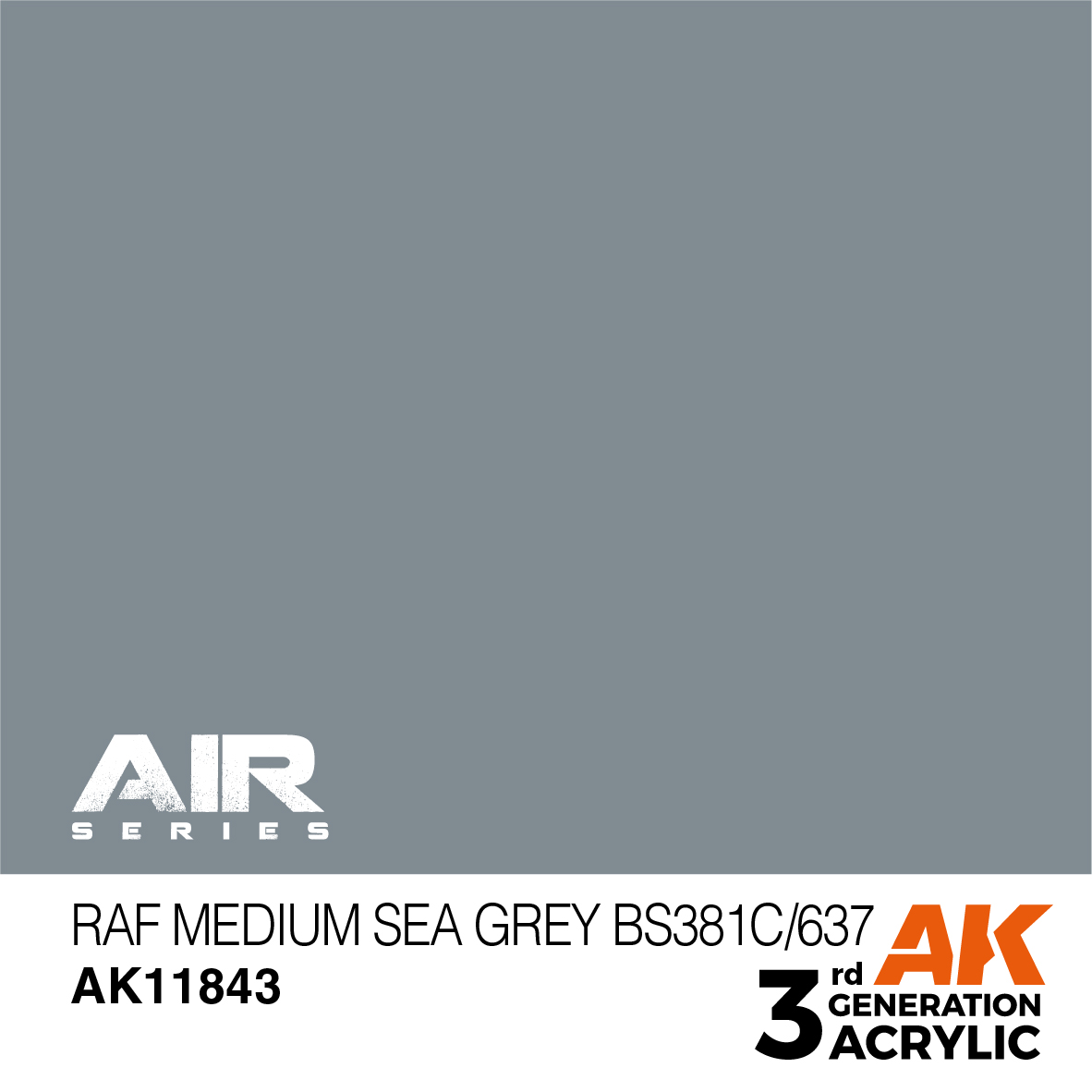 AK Interactive RAF Medium Sea Grey BS381C/637 17 ml