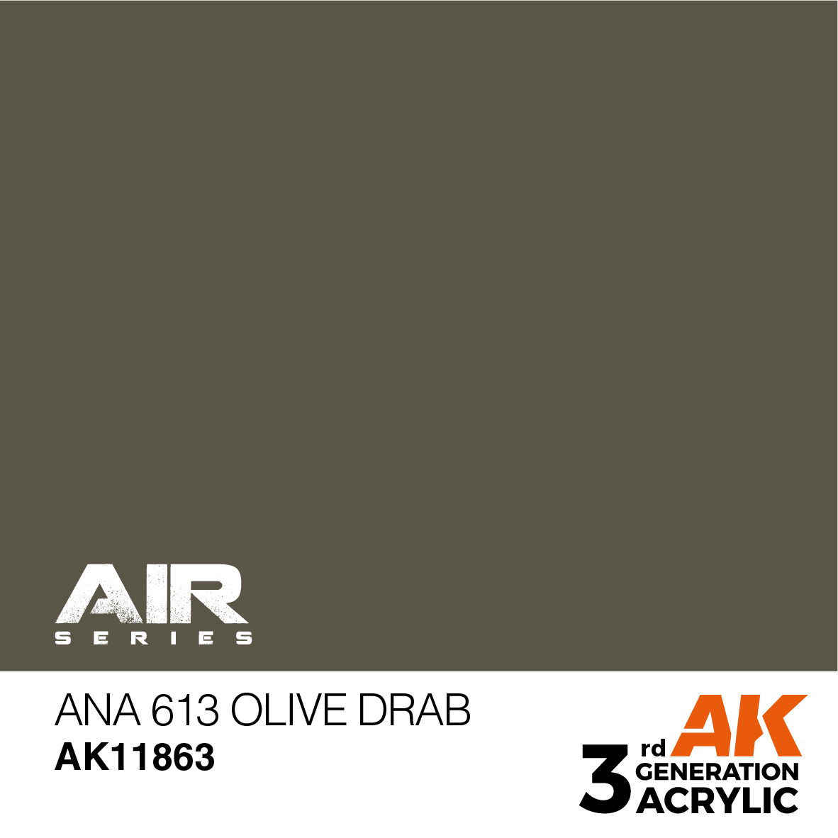 AK Interactive ANA 613 Olive Drab 17 ml
