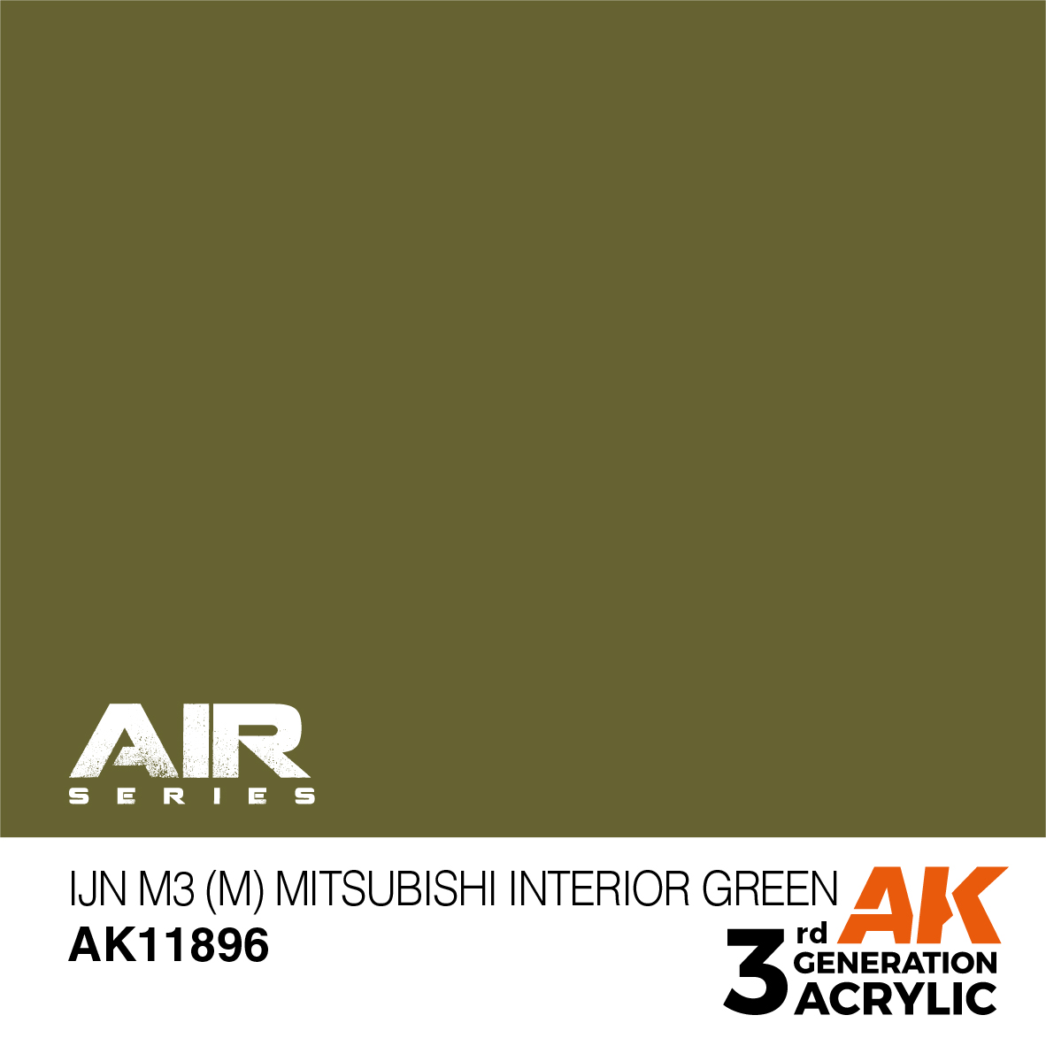 AK Interactive IJN M3 (M) Mitsubishi Interior Green 17 ml