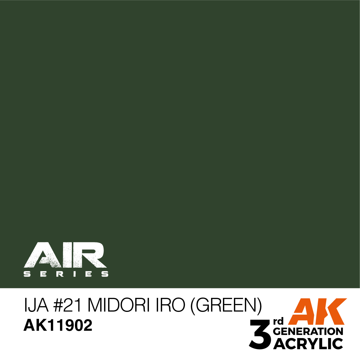 AK Interactive IJA #21 Midori iro (Green) 17 ml