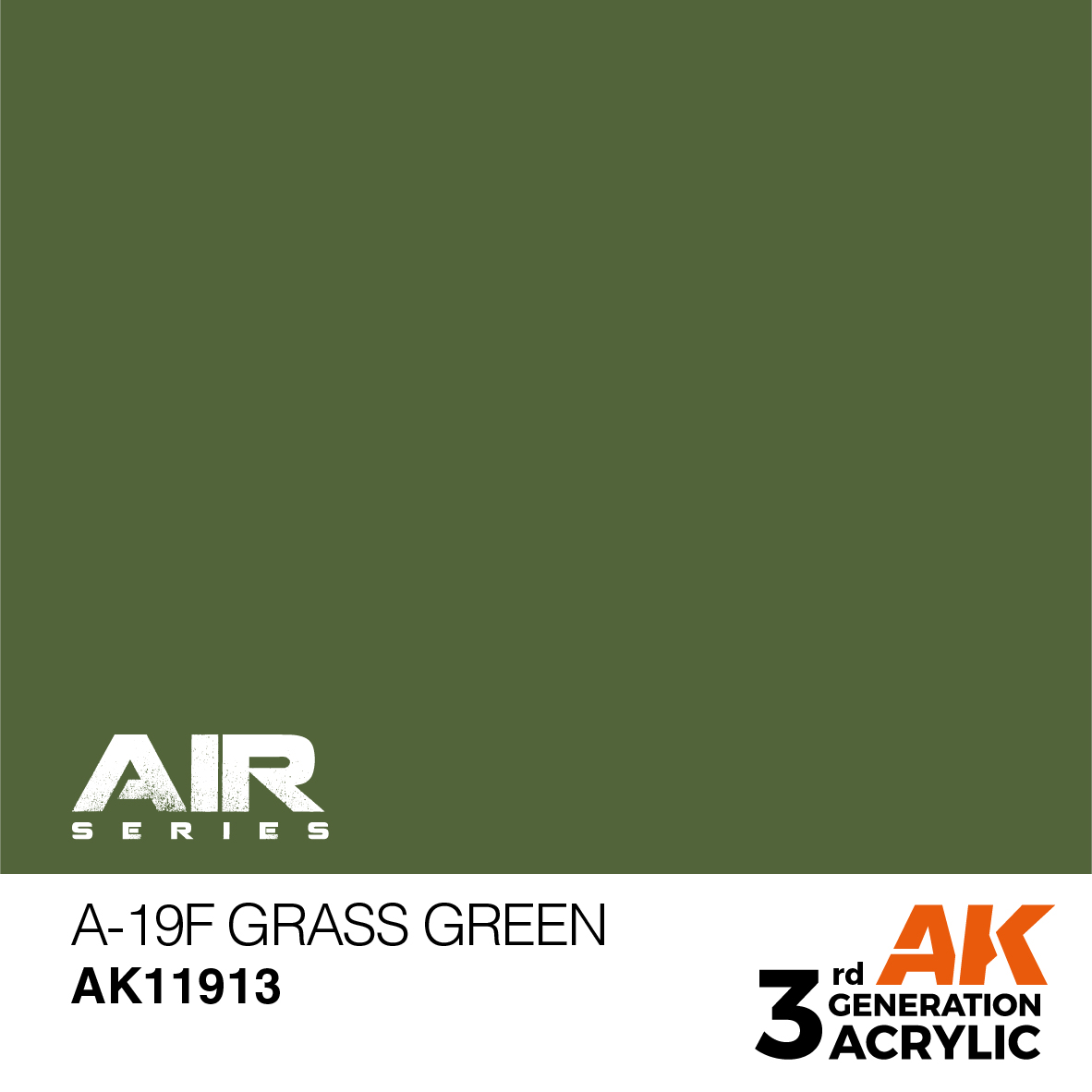 AK Interactive A-19f Grass Green 17 ml