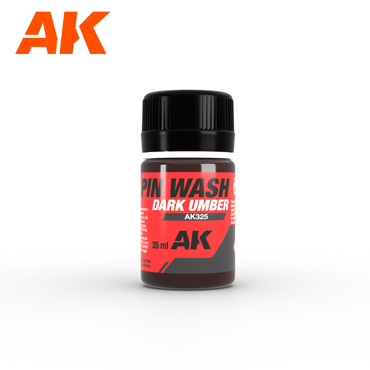 AK Interactive Dark Umber PIN WASH 35 ml