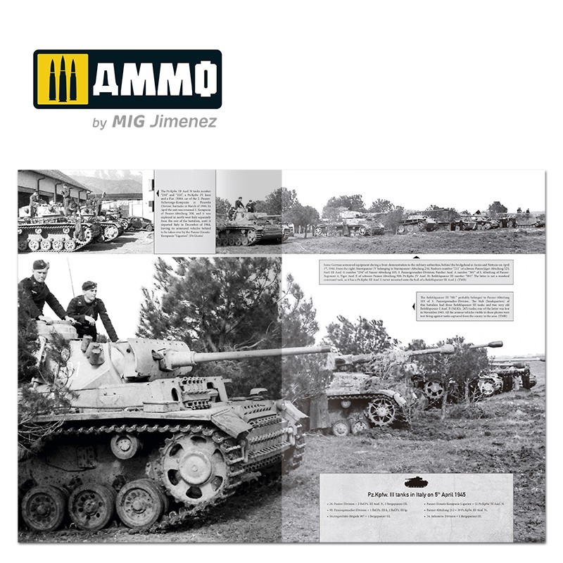 Ammo Mig Jimenez ITALIENFELDZUG - German Tanks and vehicles 1943-1945 Vol. 4 ENGLISH