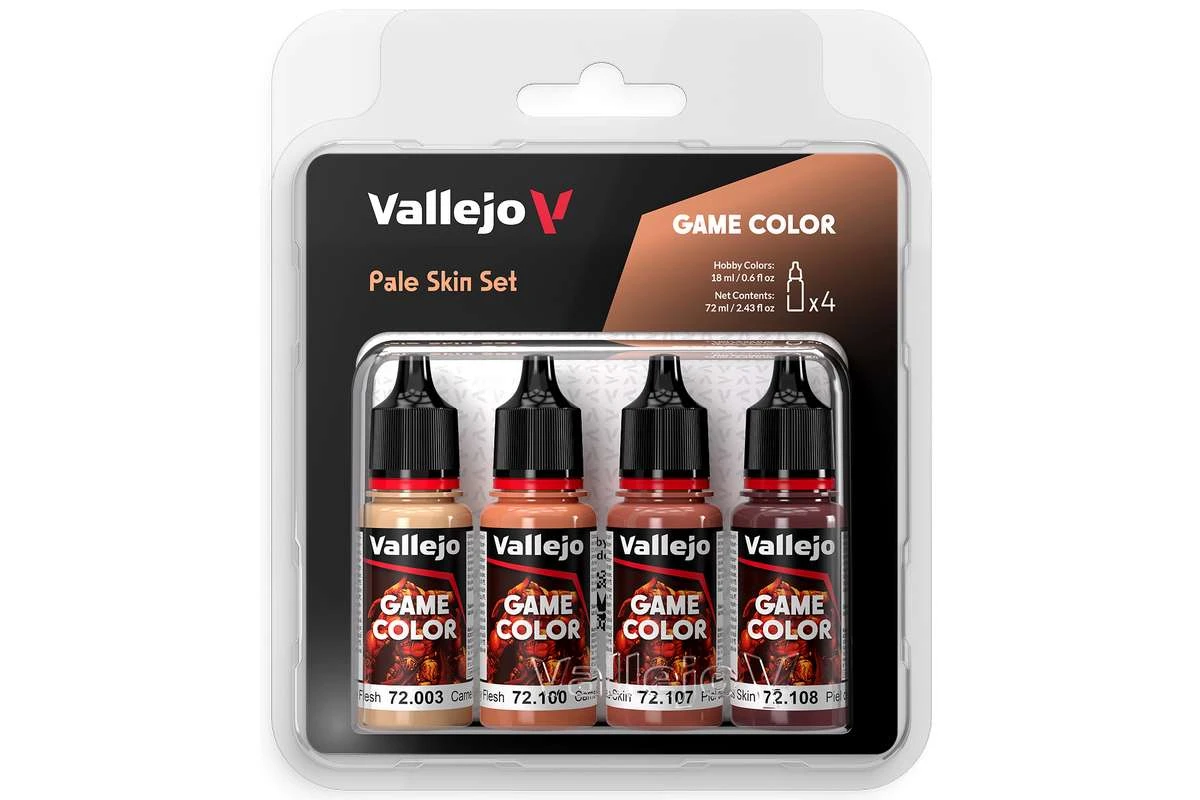 Vallejo Game Color, pale skin set 4x18ml