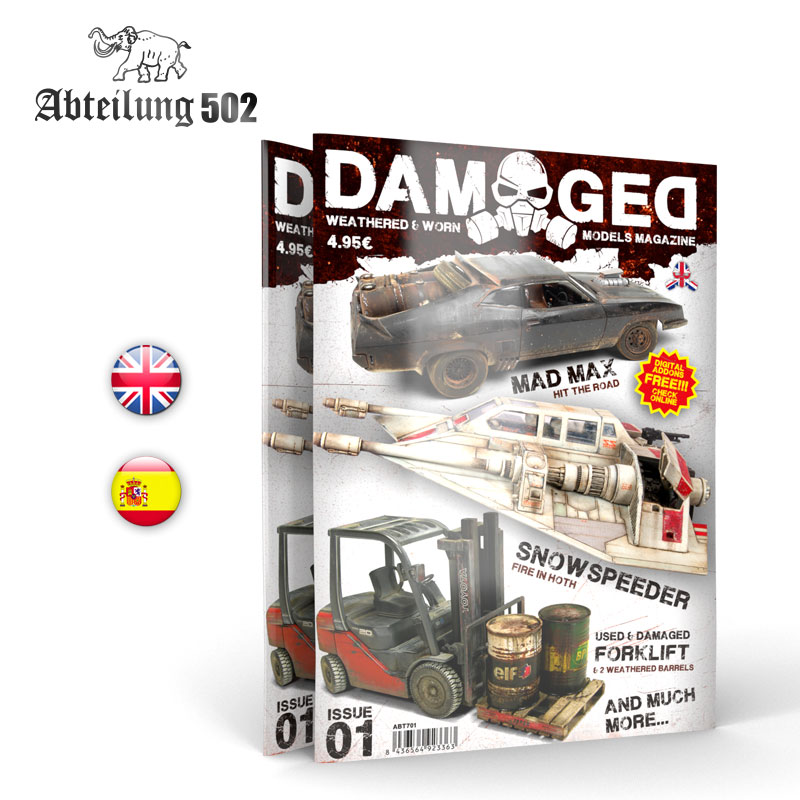 Abteilung 502 DAMAGED, Worn and Weathered Models Magazine - 01 (English)
