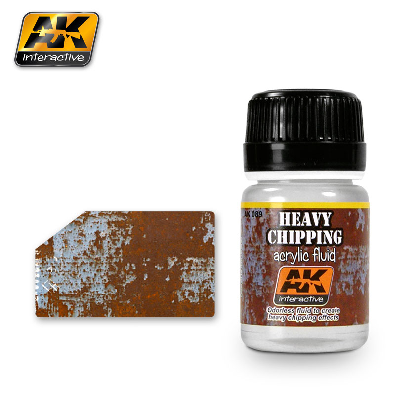 AK Interactive Heavy Chipping effects Acrylic fluid