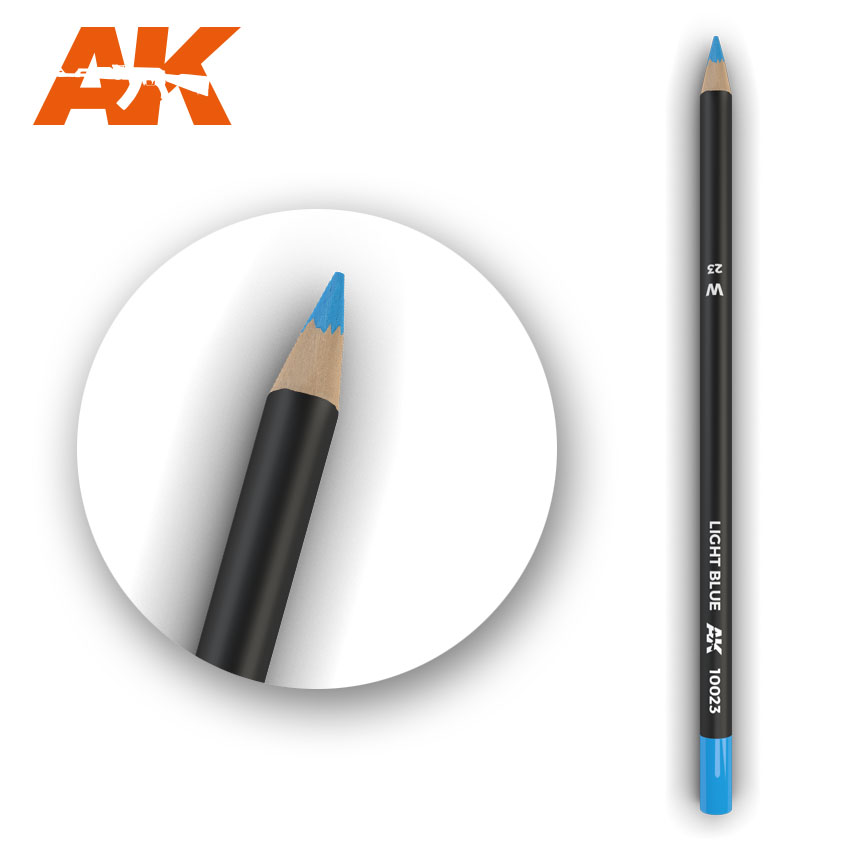 AK Interactive Watercolor Pencil Light Blue