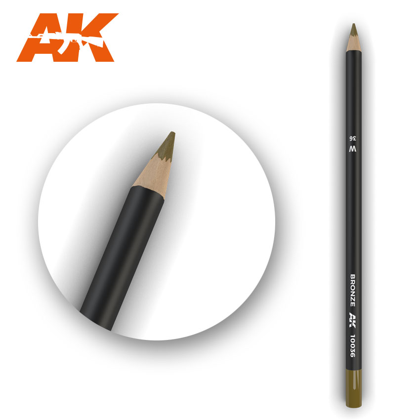 AK Interactive Watercolor Pencil Bronze