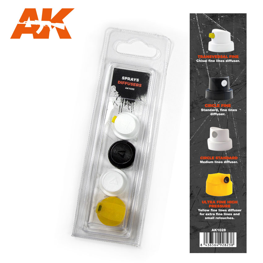 AK Interactive Spray Difussers Set 1