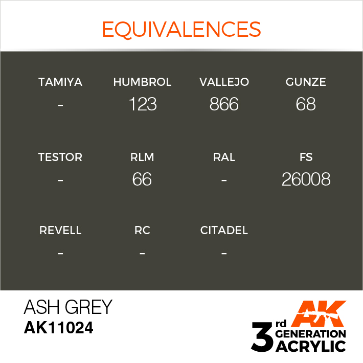 AK Interactive Ash Grey 17ml