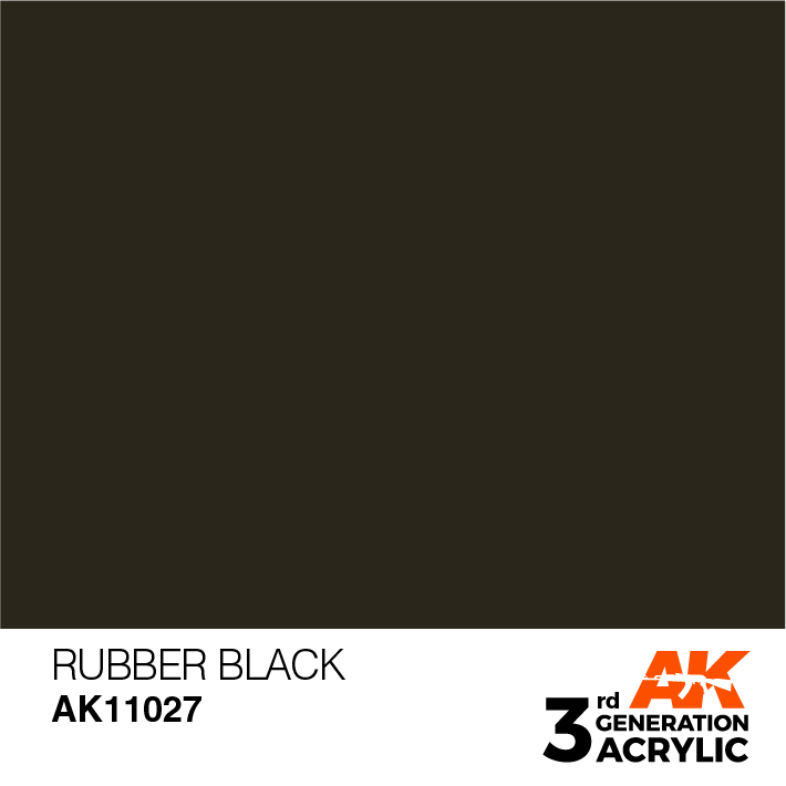 AK Interactive Rubber Black 17ml