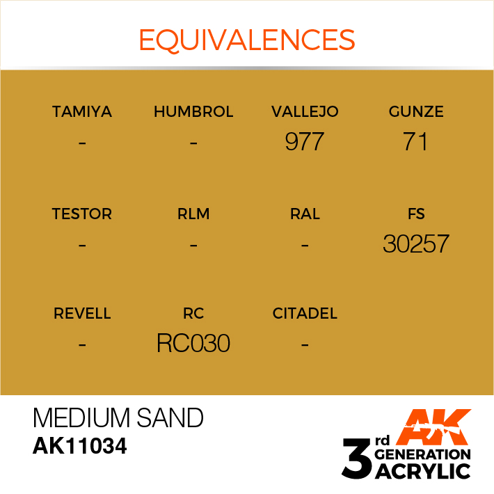 AK Interactive Medium Sand 17ml