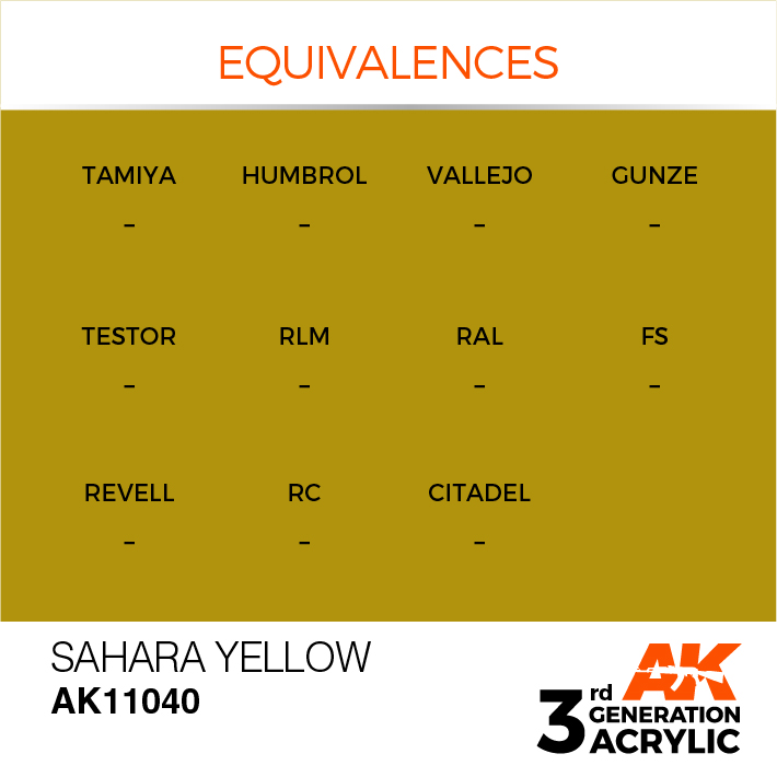 AK Interactive Sahara Yellow 17ml