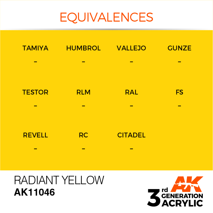 AK Interactive Radiant Yellow 17ml