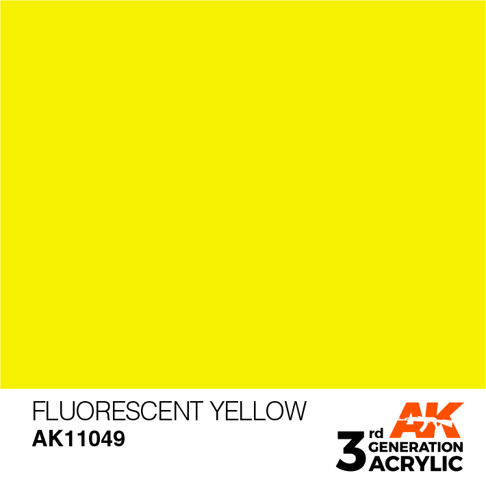 AK Interactive Fluorescent Yellow 17ml