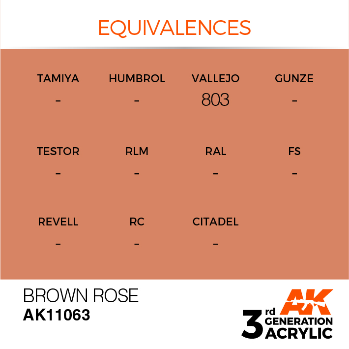 AK Interactive Brown Rose 17ml